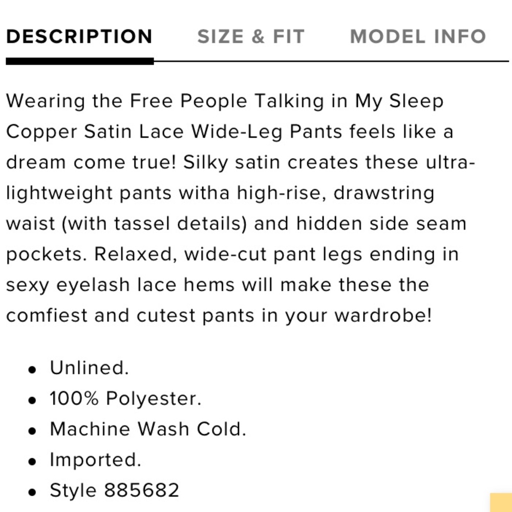 💫✨FREE PEOPLE TALKING IN MY SLEEP PANT✨💫 - Picture 14 of 15